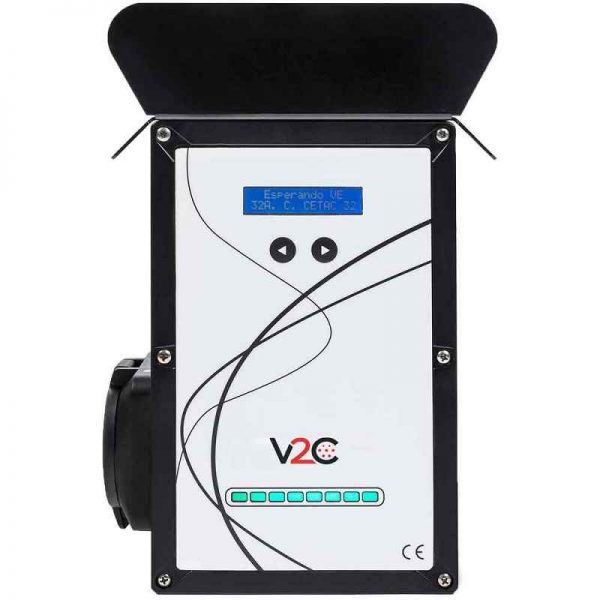 V2Charge UP Wallbox Socket Tipo 2 | 22kW